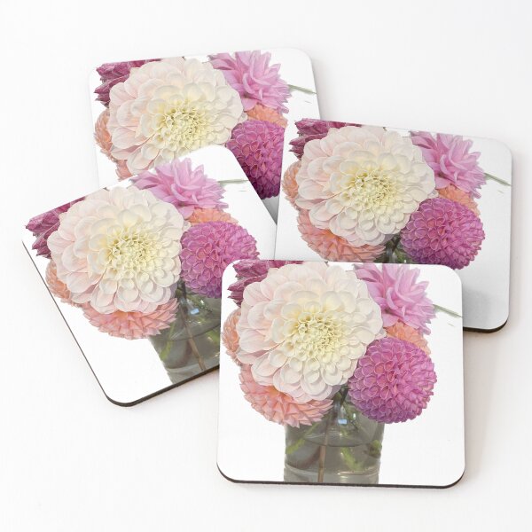 Item preview, Dahlia bouquet of flowers designed and sold by crazyclover.