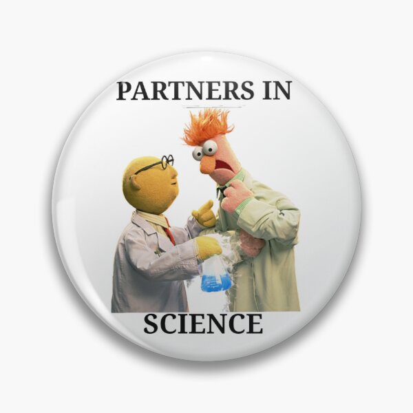 Item preview, Partners In Science Bunsen and Beaker designed and sold by bangthedoldrums.