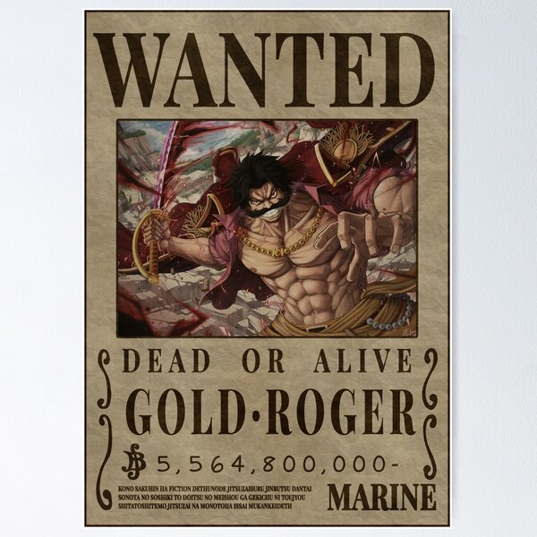 Gold Roger One Piece Gifts & Merchandise for Sale