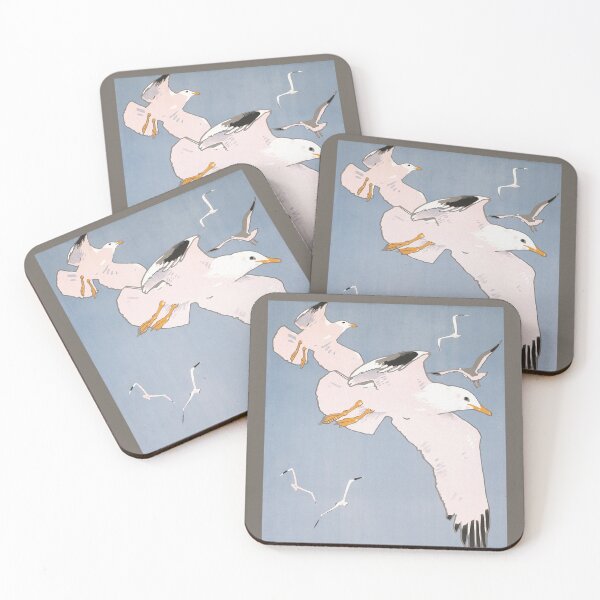 Item preview, Anuncio vintage de gaviotas de Terranova designed and sold by Glimmersmith.