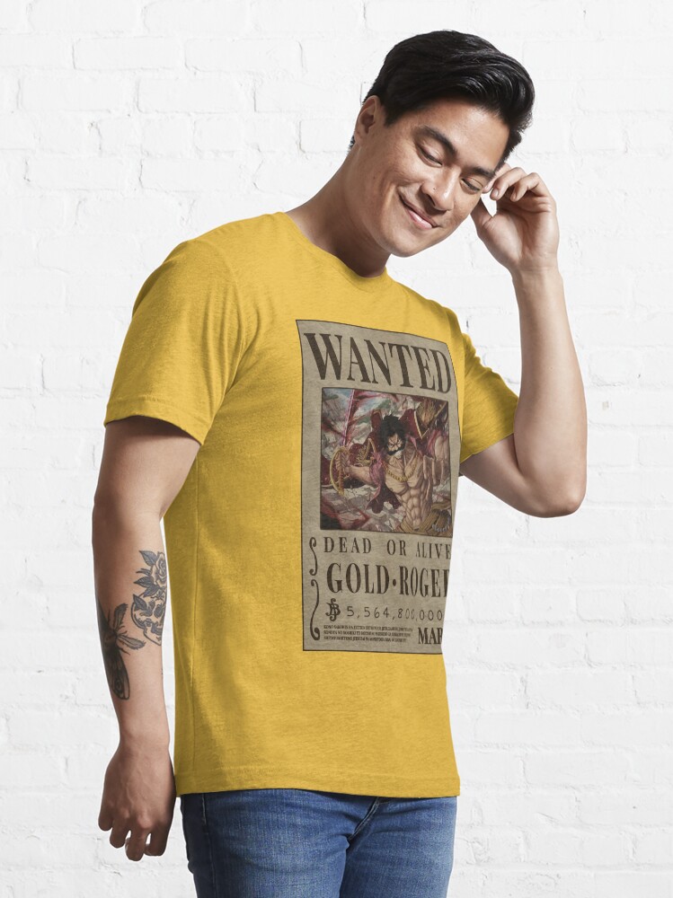 Wanted Guy Gol D Roger One Piece T-Shirt - Torunstyle