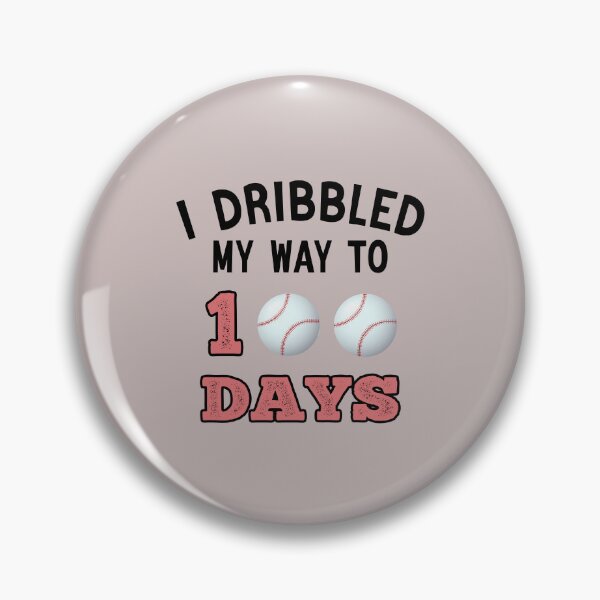 Item preview, Funny baseball I Dribbled My Way To 100 Days baseball Student School designed and sold by Sarah38.
