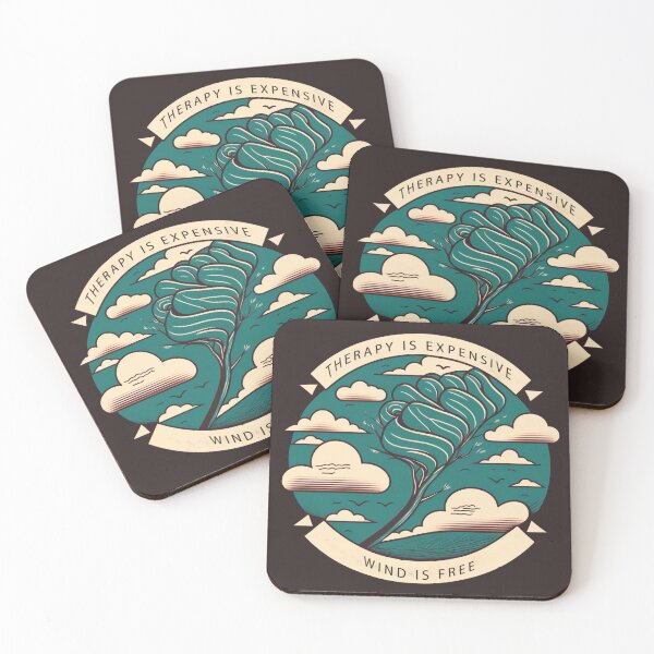 Item preview, Therapy is Expensive Wind is Free designed and sold by Happy1-2.