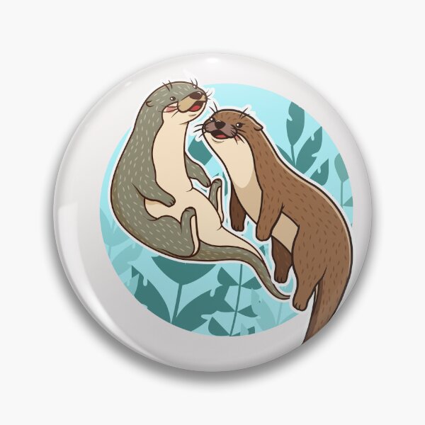 Item preview, couple otters designed and sold by exponentialart.