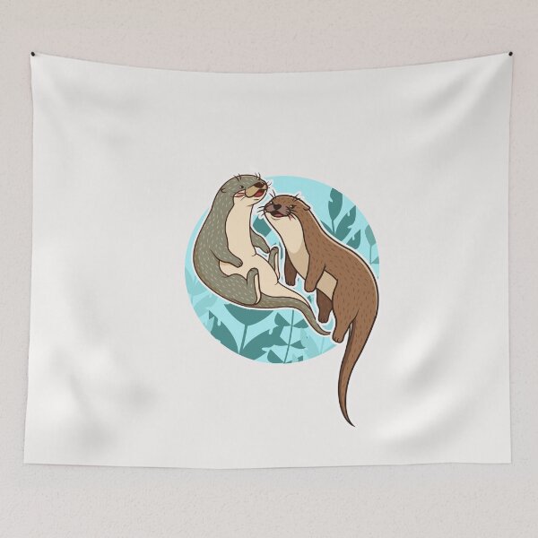 Item preview, couple otters designed and sold by exponentialart.