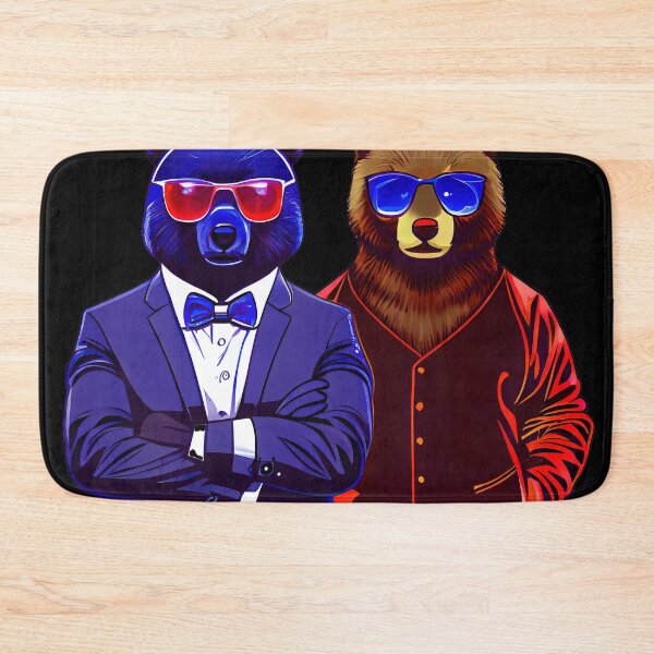 Item preview, cool boss bear bros with sunglasses on designed and sold by ArtificialGenes.