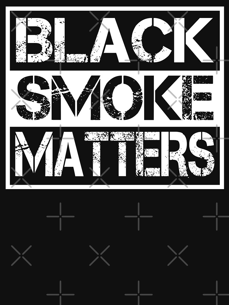 black smoke matters t shirt