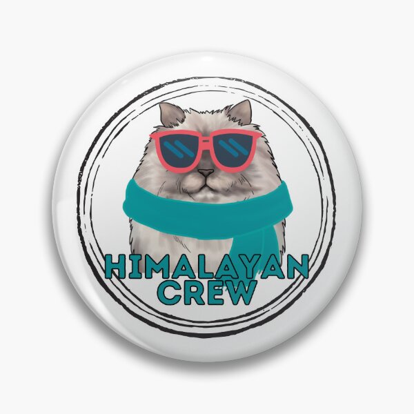 Item preview, Himalayan cat crew cool cat in sunglasses designed and sold by JoeyGraceCatCo.