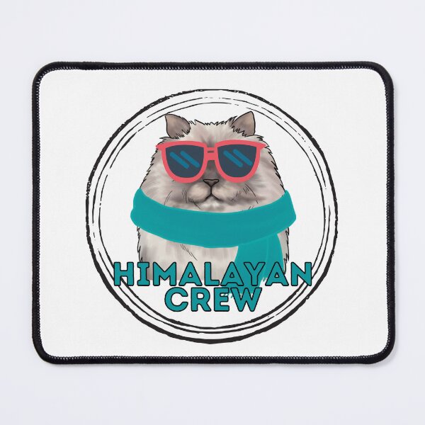 Item preview, Himalayan cat crew cool cat in sunglasses designed and sold by JoeyGraceCatCo.