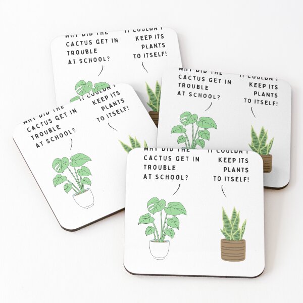 Item preview, Plant joke - Why did the cactus get in trouble at school? (colour) designed and sold by ani-eni.