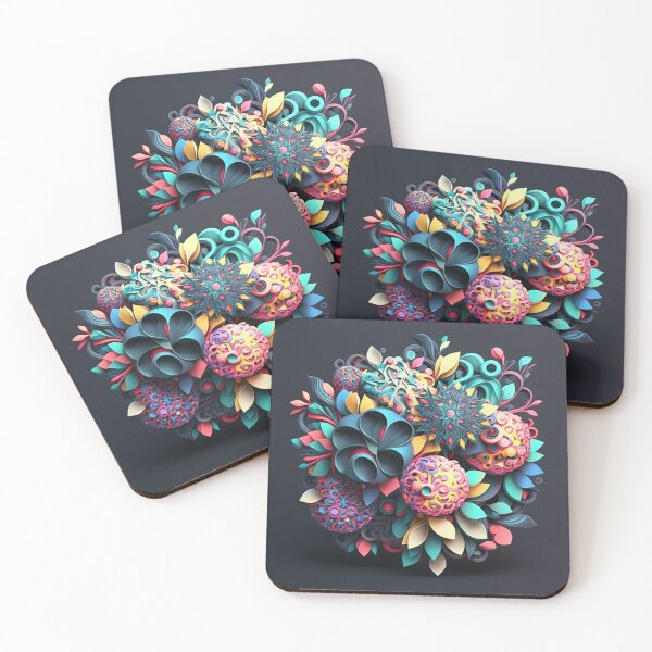 Item preview, Floral Colourful Vibrant Composition Designs for Home Decor, Wedding, Events Fashion, Lifestyle and Accessories  designed and sold by RAGANADesign.