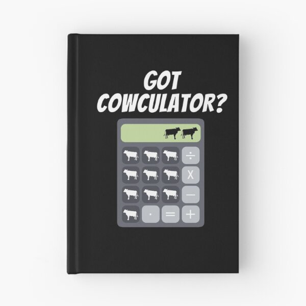Item preview, Funny cow jokes Cow-culator Calculator Math jokes for cow lovers designed and sold by FarmsteadAcers.