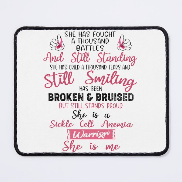 Item preview, Sickle Cell Anemia Warrior SHE IS ME - Support Sickle Cell Anemia Fighter Gifts designed and sold by Berriosly.
