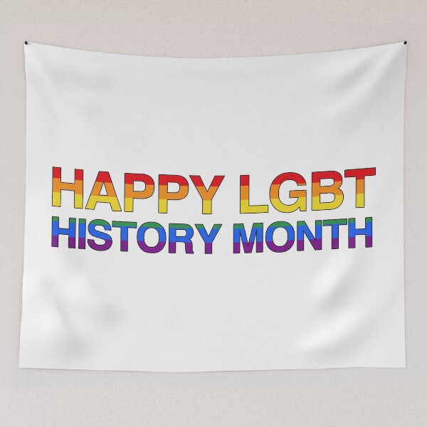 Item preview, Happy LGBT History Month designed and sold by dualogy.
