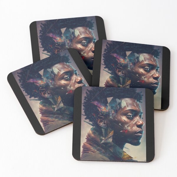 Item preview, Afrofuturism Art designed and sold by MidJourneymen.