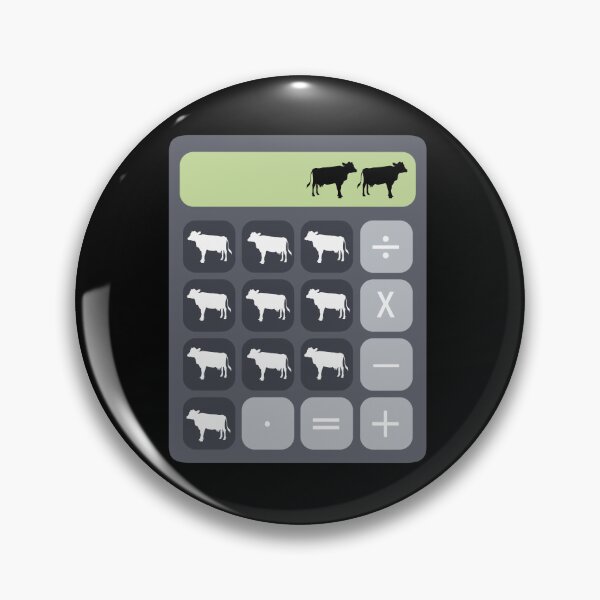 Item preview, Cow-culator Calculator Math jokes for cow lovers designed and sold by FarmsteadAcers.
