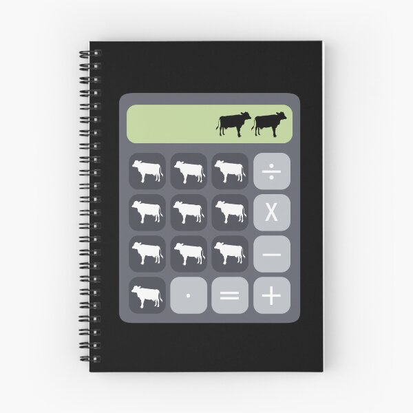 Item preview, Cow-culator Calculator Math jokes for cow lovers designed and sold by FarmsteadAcers.
