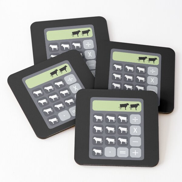 Item preview, Cow-culator Calculator Math jokes for cow lovers designed and sold by FarmsteadAcers.