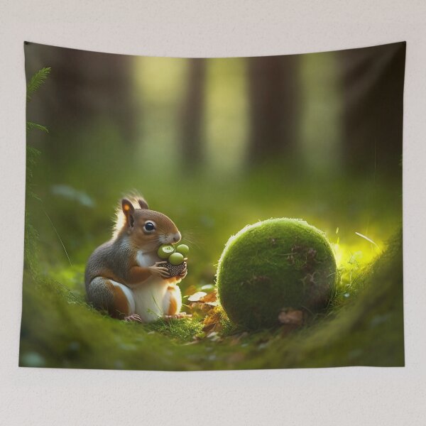 Item preview, Baby´s squirrel First breakfast designed and sold by CRAFTCREATIVES.
