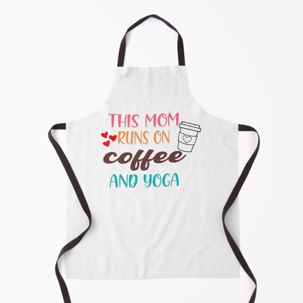 Item preview, this mom runs on coffee and yoga designed and sold by Cupsofdreams.