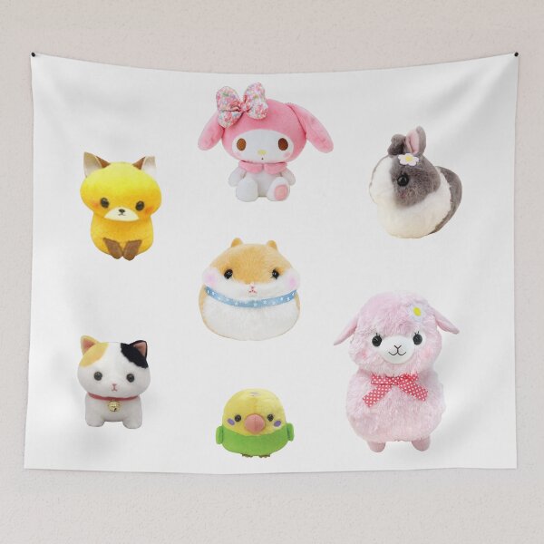 Item preview, Fairykei Kawaii Plushies Sticker Pack designed and sold by casserolestan.