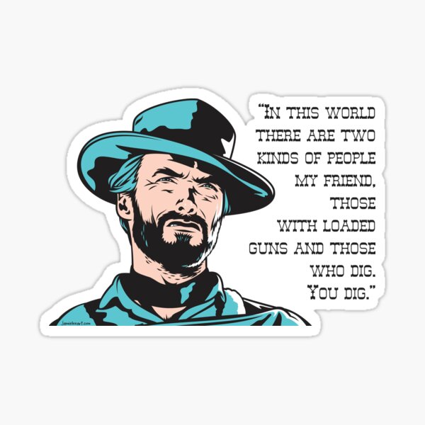 Clint Eastwood Sticker
