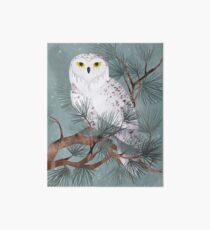 Snowy Art Board Print
