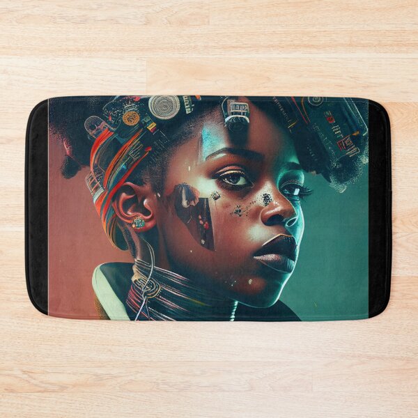 Item preview, Afrofuturism Art designed and sold by MidJourneymen.