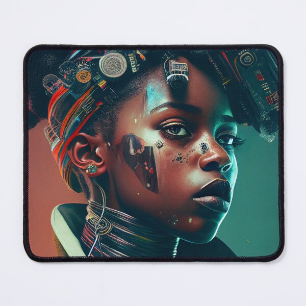 Item preview, Afrofuturism Art designed and sold by MidJourneymen.