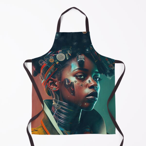 Item preview, Afrofuturism Art designed and sold by MidJourneymen.