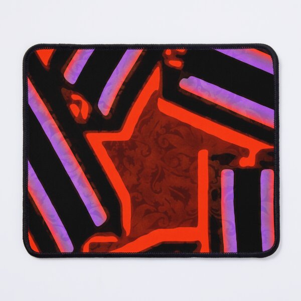 Item preview, Red Black Purple Abstract Star designed and sold by Ladydi.