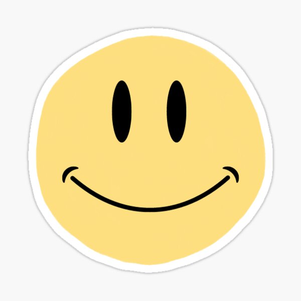 Drew Happy Face Stickers for Sale | Redbubble