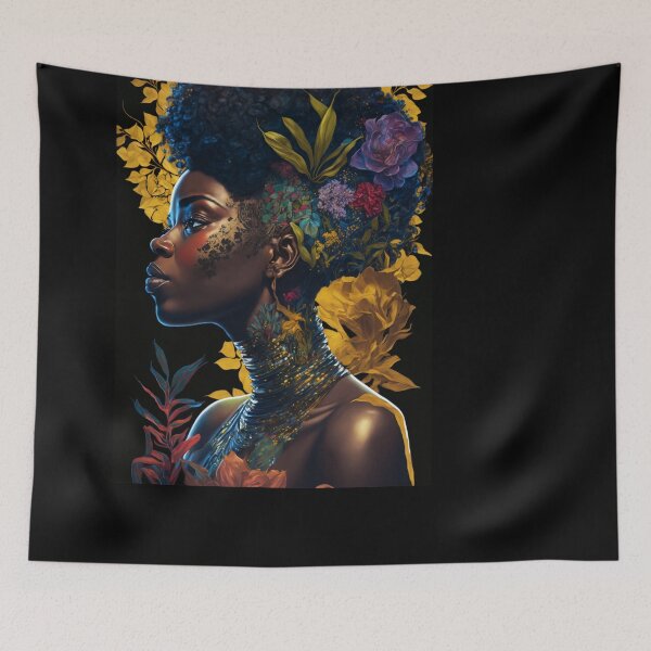Item preview, Afrofuturism Art designed and sold by MidJourneymen.