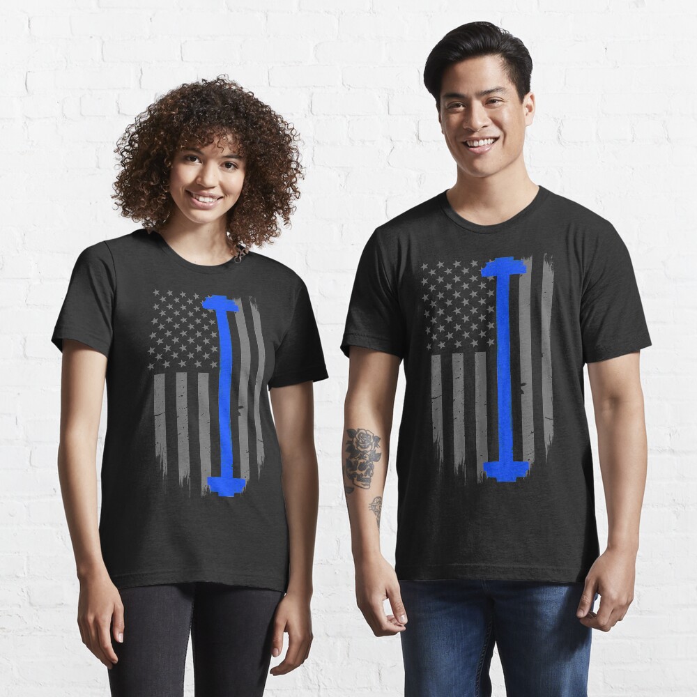 barbell flag shirt