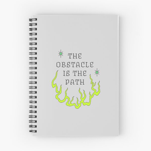 Item preview, The Obstacle is the Path | Neon Yellow designed and sold by stoicjimny.