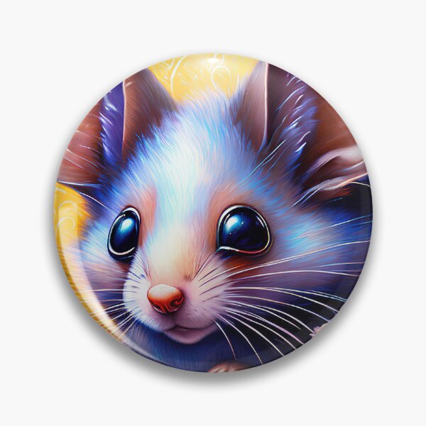 Item preview, Artistic colourful digital painting of a mouse designed and sold by Graphics By Craig.