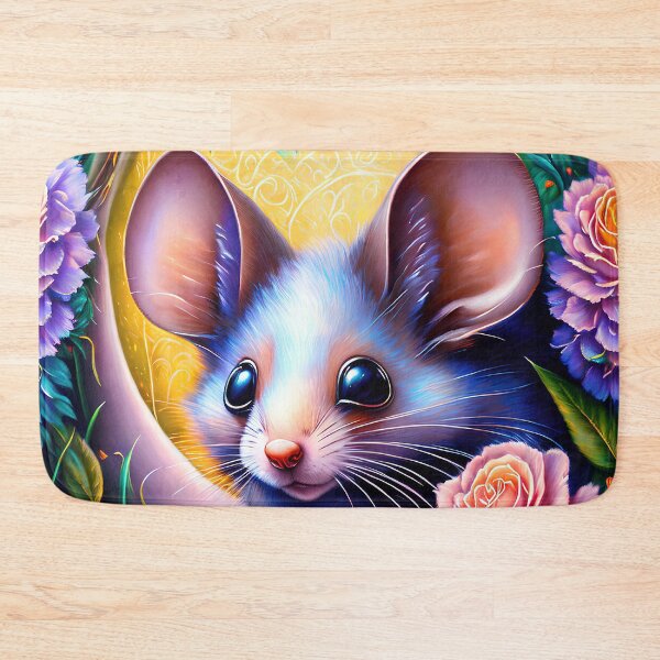 Item preview, Artistic colourful digital painting of a mouse designed and sold by Graphics By Craig.