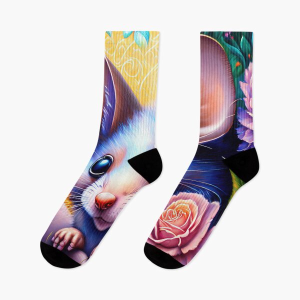 Item preview, Artistic colourful digital painting of a mouse designed and sold by Graphics By Craig.