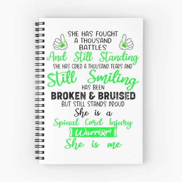Item preview, Spinal Cord Injury Warrior SHE IS ME - Support Spinal Cord Injury Fighter Gifts designed and sold by Berriosly.