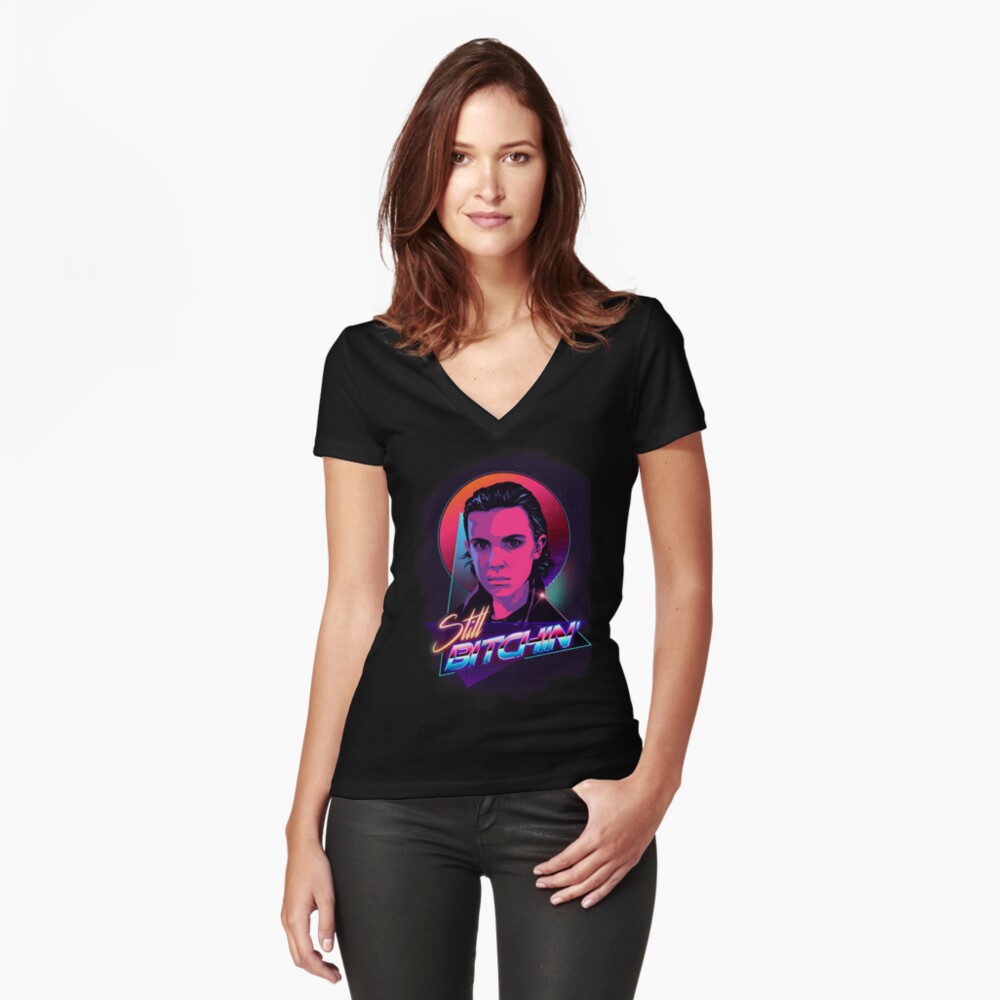 Item preview, Fitted V-Neck T-Shirt designed and sold by ArtofLariz.
