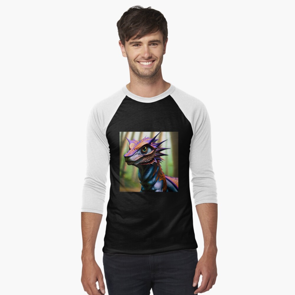 Item preview, Baseball ¾ Sleeve T-Shirt designed and sold by dragynrain.