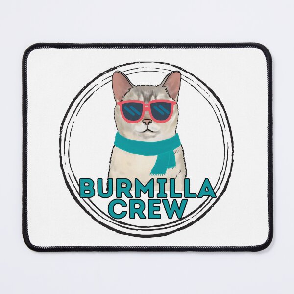 Item preview, Burmilla cat crew cool cat in sunglasses designed and sold by JoeyGraceCatCo.