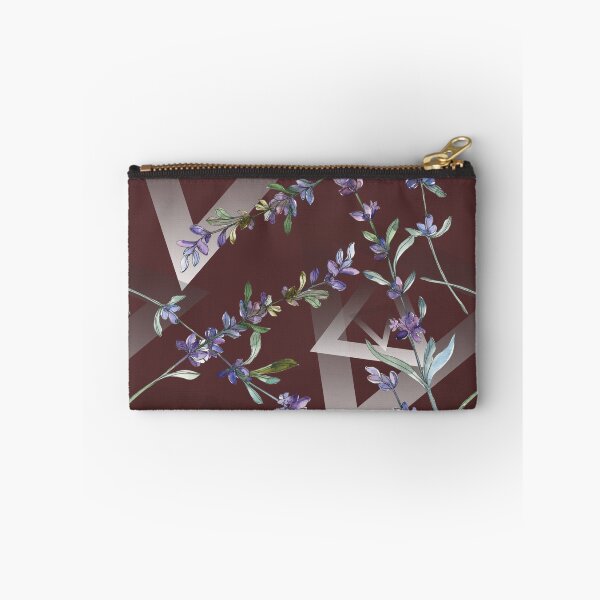 Item preview, Lavender Flower Watercolor Geometric Design designed and sold by marknprints.