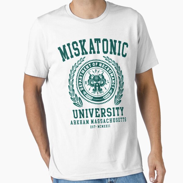 Item preview, CTHULU AND LOVECRAFT - MISKATONIC UNIVERSITY designed and sold by ShirtWreck.