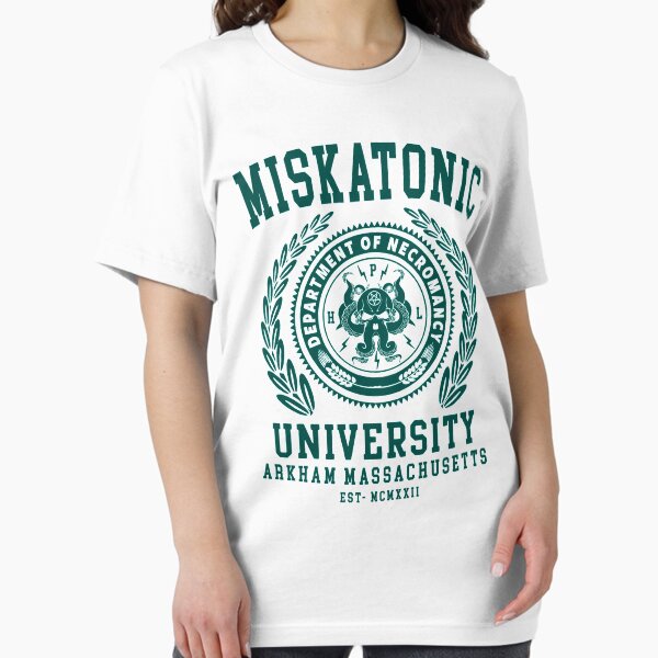 Item preview, CTHULU AND LOVECRAFT - MISKATONIC UNIVERSITY designed and sold by ShirtWreck.