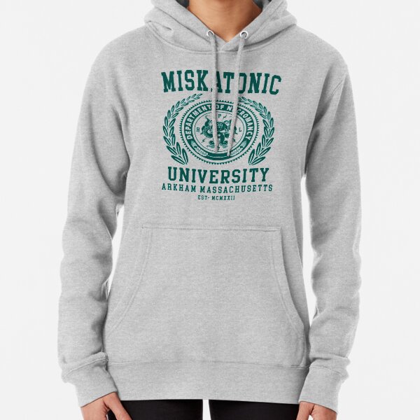 CTHULU AND LOVECRAFT - MISKATONIC UNIVERSITY Pullover Hoodie