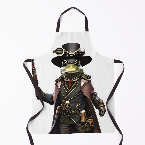 Item preview, Steampunk Frog Professor designed and sold by Solotrope.