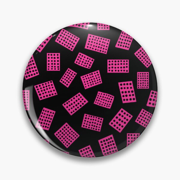 Item preview, Abstract Rectangles 081122 - Hot Pink on Black designed and sold by Artberry.