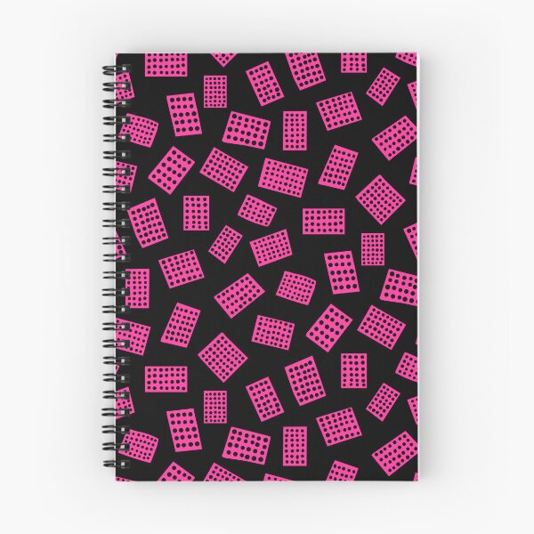 Item preview, Abstract Rectangles 081122 - Hot Pink on Black designed and sold by Artberry.