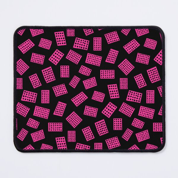 Item preview, Abstract Rectangles 081122 - Hot Pink on Black designed and sold by Artberry.